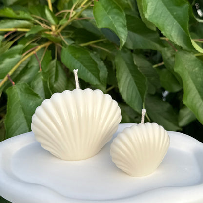 Muschelgeschwister | Muschelkerze