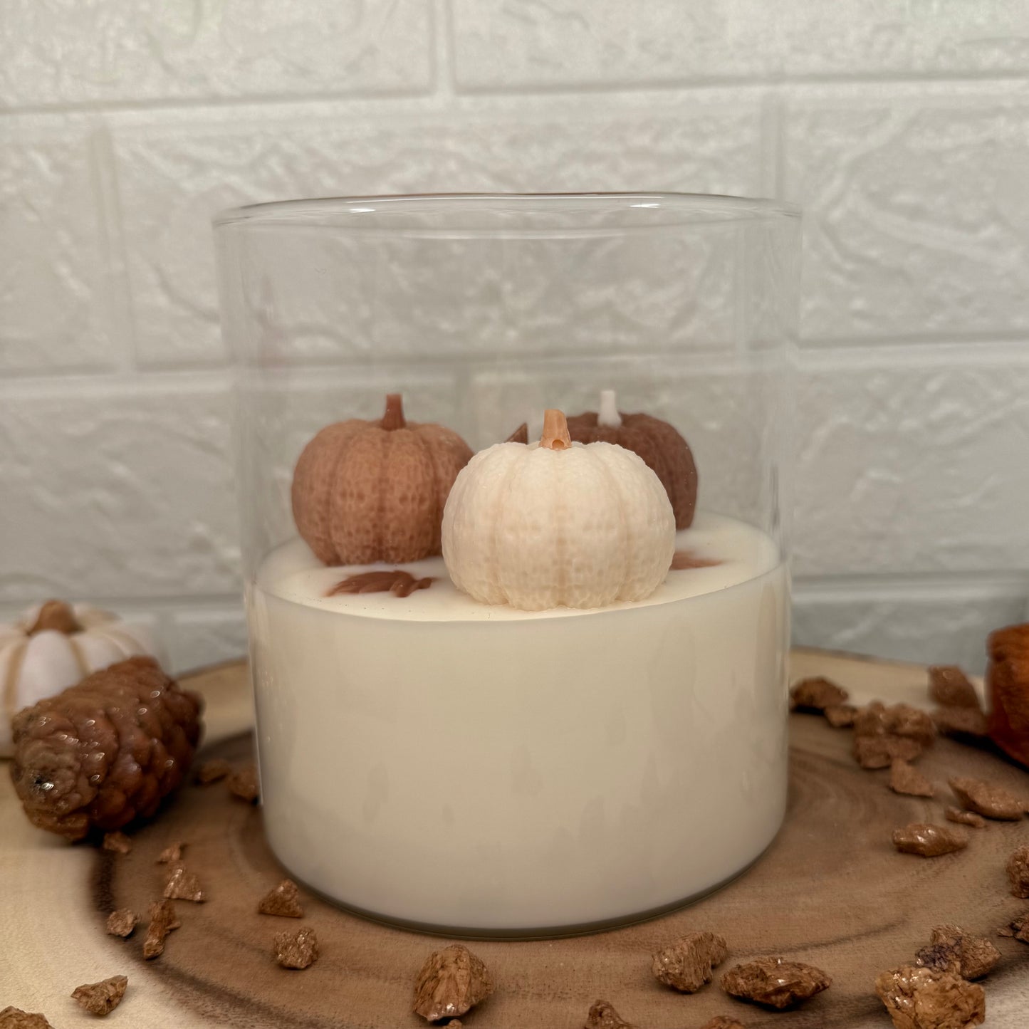 Kürbis Zauber | Kürbis Kerze im Glas
