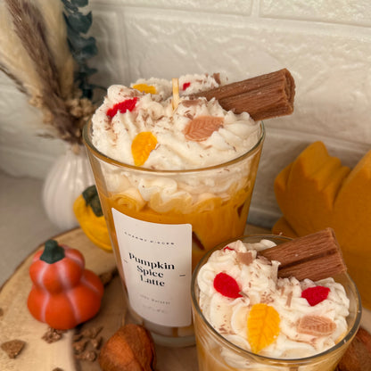 Pumpkin Spice Latte | Getränke Kerze