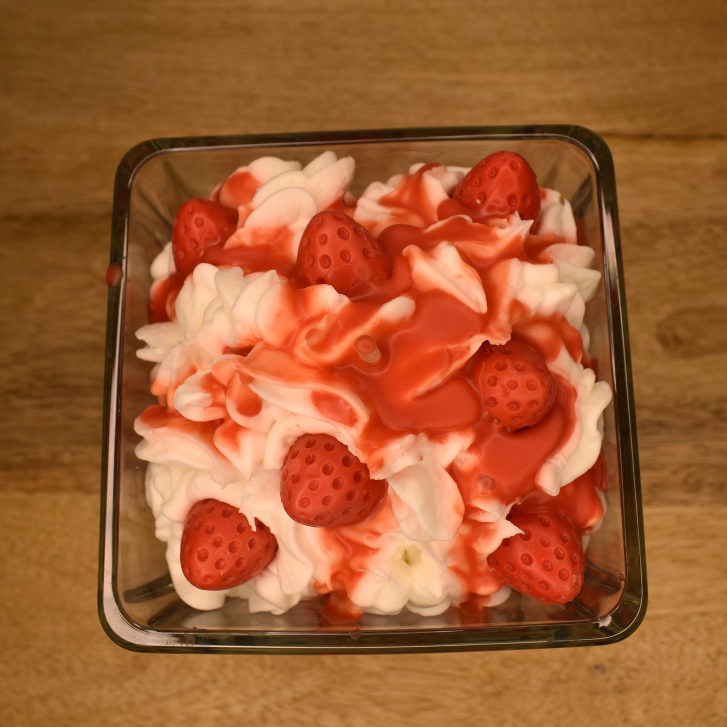 Strawberry crumble | Dessertkerze